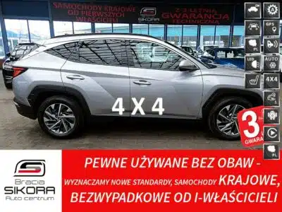 Hyundai Tucson 4x4 EXECUTIVE 180KM ACC+FUllLED Automat 7DCT 48V 1WŁ Kraj Bezwyp F23% IV (2020-)