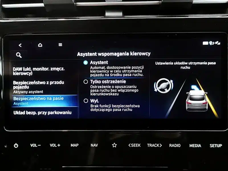 Hyundai Tucson 4x4 EXECUTIVE 180KM ACC+FUllLED Automat 7DCT 48V 1WŁ Kraj Bezwyp F23% IV (2020-)
