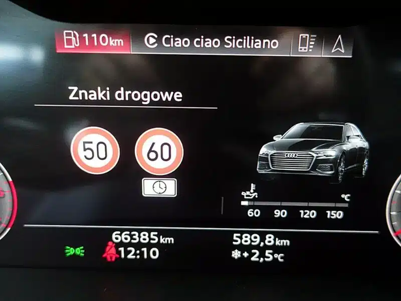 Audi A6 S-Line 40TDI QUATTRO 204KM PANORAMA Gwarancja I-wł Kraj Bezwypad F23% C8 (2018-)