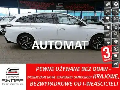 Peugeot 308 SW Automat ALLURE Navi+ACC+Kamera+ADAS GWARANCJA 1wł Bezwyp Kraj FV23% P5 (2021-)