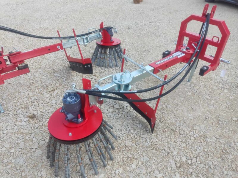 Odchwaszczarka rotacyjna szczotka do chwastów hydrauliczna nowa solidna