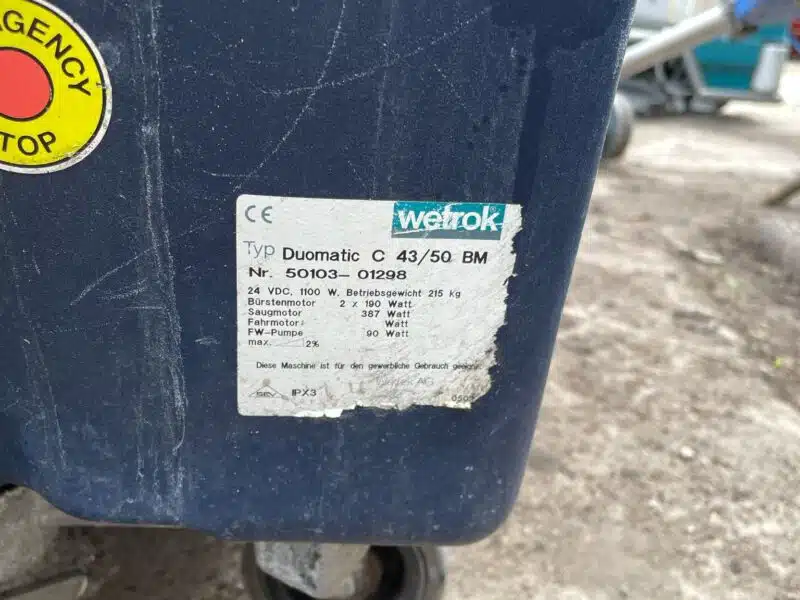 Szorowarka Wetrok Duomatic C50