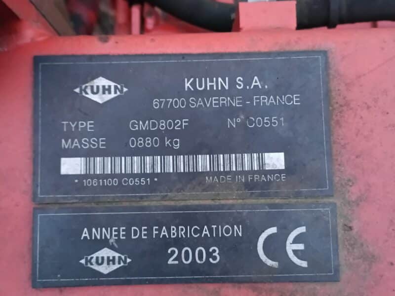 Kosiarka Kuhn GMD 802F