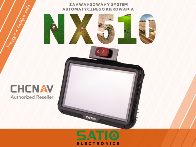 NAWIGACJA ROLNICZA | RTK 2,5 cm | section control | ISOBUS | CHCNAV NX510 SE