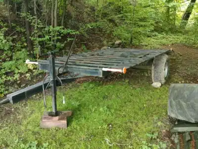 Przyczepa pod koparkę