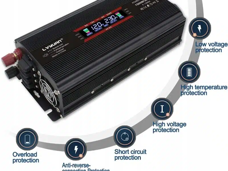 Przetwornica Prądu Napięcia LVYUAN 12V 230V 3000W