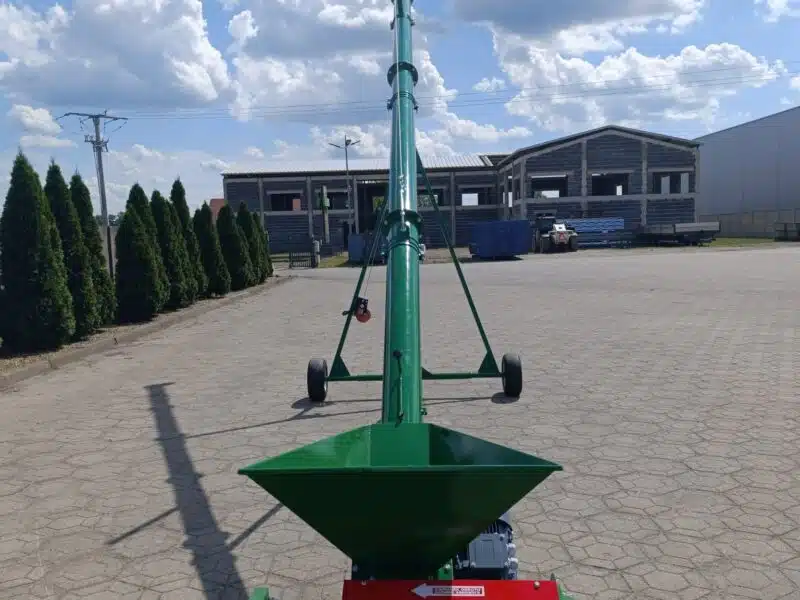 Przenośnik ślimakowy koszowy żmijka 200mm z koszem 4 metry .5kw
