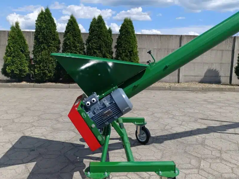 Przenośnik ślimakowy koszowy żmijka 200mm z koszem 4 metry .5kw