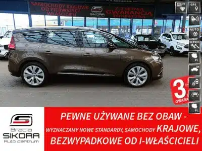 Renault Grand Scenic 7-OSÓB Navi+Kamera+Led+BLIS GWARANCJA Krajowy Bezwypadkowy Serwisowany III (2016-2021)