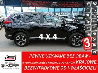 Honda CR-V 4X4 HYBRID MOC:184KM Skóra+Led+Navi+Kamera Gwar. I-wł Kraj Bezwyp F23% V (2018-2023)