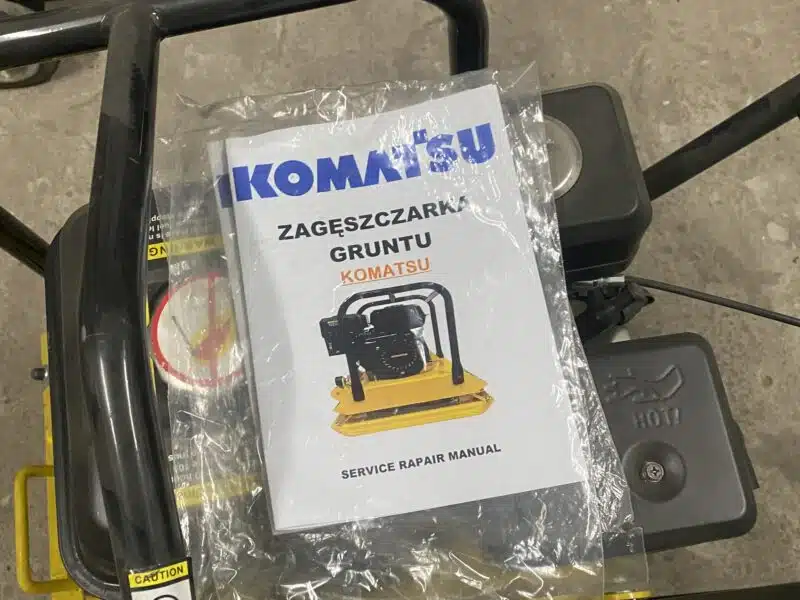 Zagęszczarka komatsu 112 kg