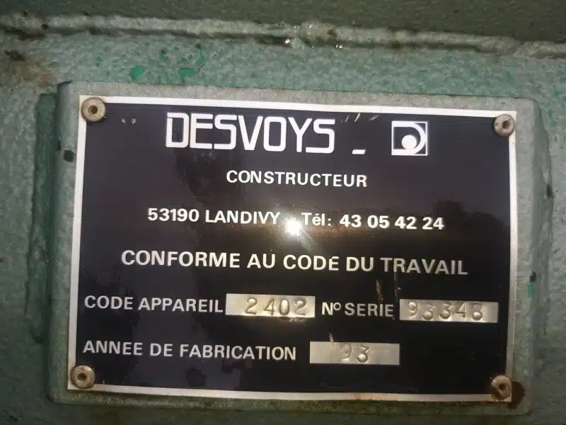 Mulczer 4m desvoys