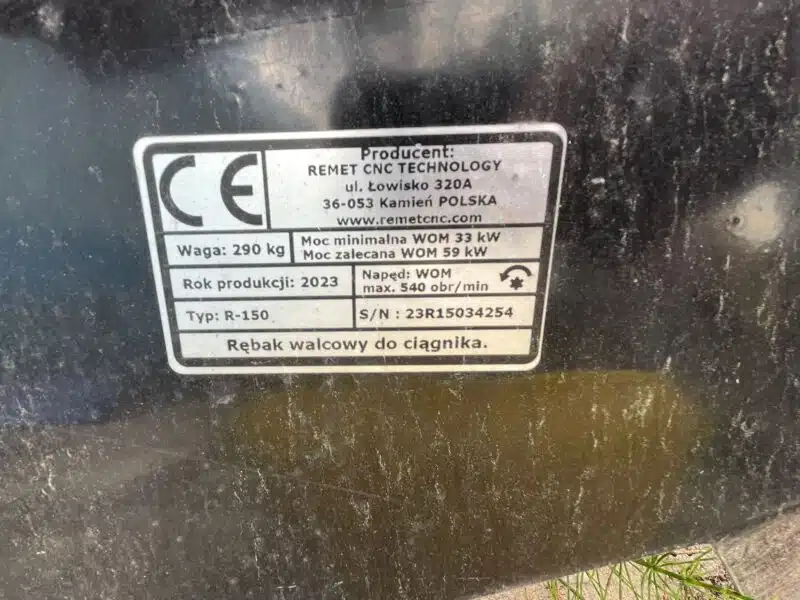 Rębak walcowy Remet R-150