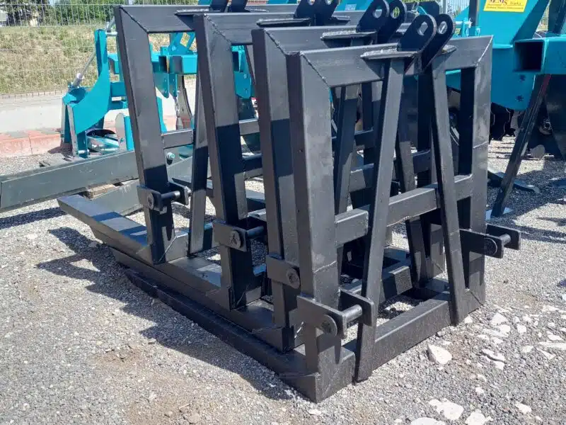 Mocny paleciak na tył ciągnika 1200kg widły do palet