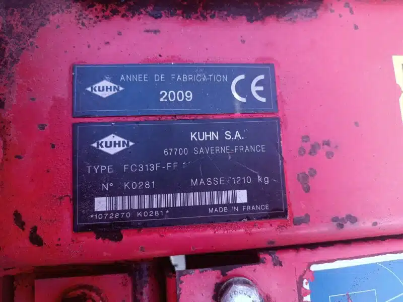 Kosiarka czołowa kuhn fc 313ff John Deere