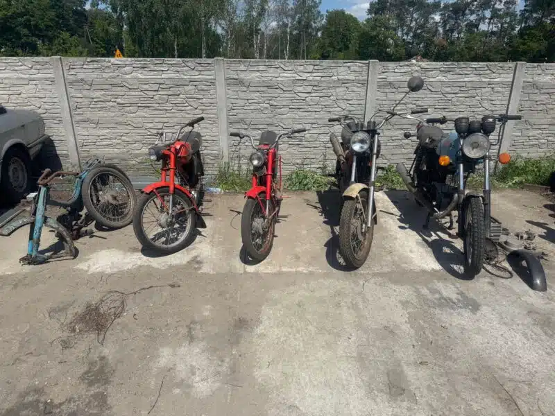Motocykle PRL Ogar ETZ Komar Romet