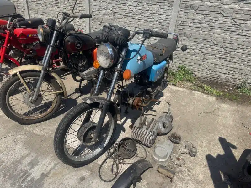 Motocykle PRL Ogar ETZ Komar Romet