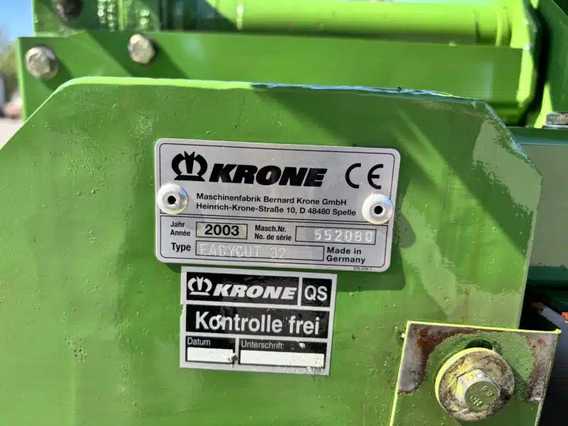 Kosiarka dyskowa czołowa Krone Easy Cut 32 bdb stan 3.2 metra
