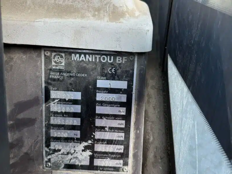 Ładowarka rolnicza Manitou MT932