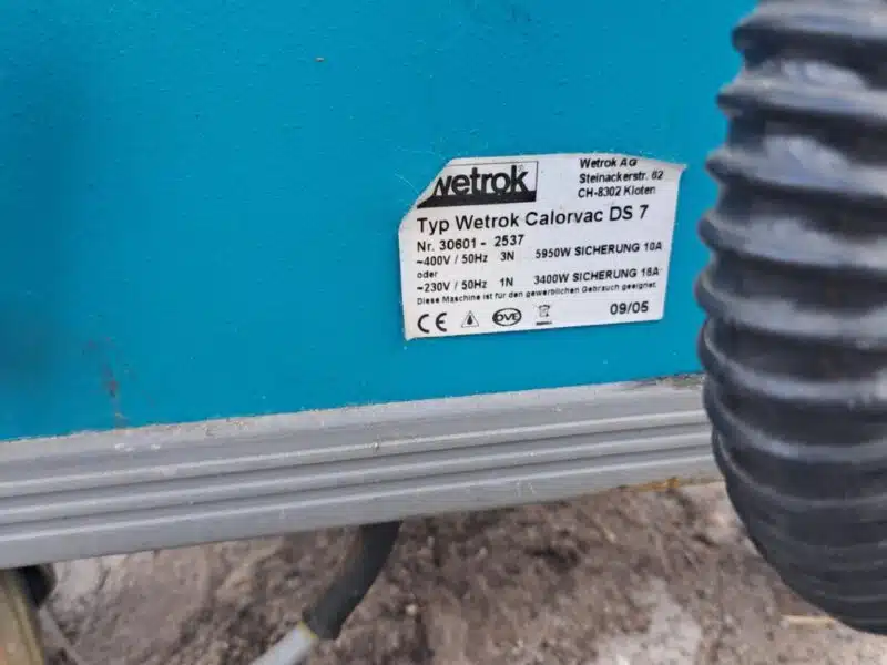 Parownica Wetrok Calorvac DS7