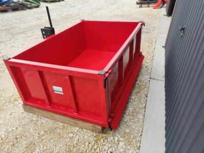 Skrzynia transportowa załadunkowa na tuz do ciągnika rolniczego nowa solidna gwarancja