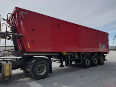 Naczepa wywrotka, Inter cars 49m3, cała aluminiowa