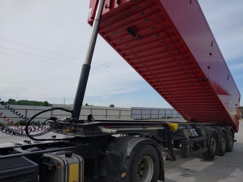 Naczepa wywrotka, Inter cars 49m3, cała aluminiowa