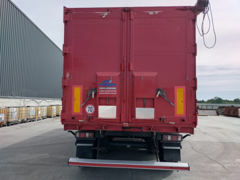 Naczepa wywrotka, Inter cars 49m3, cała aluminiowa