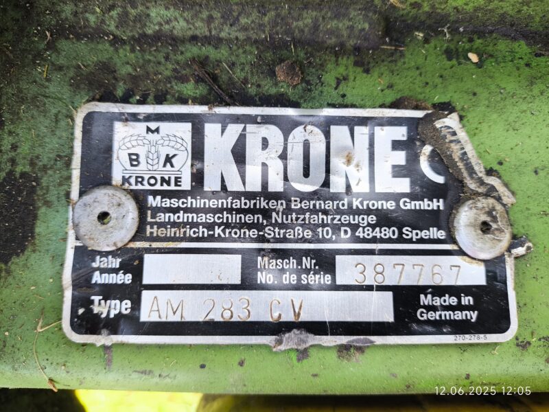 Kosiarka Krone AM 283 CV