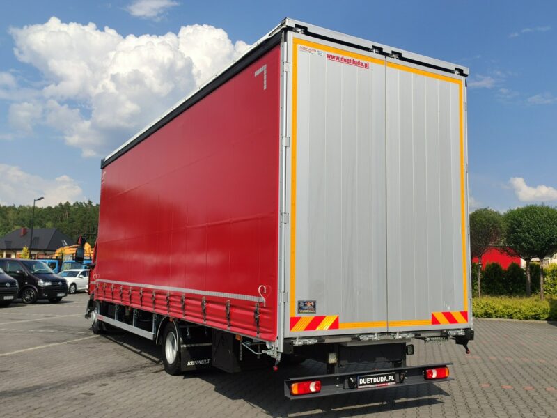 Renault D12.240 E6 Firana Tył Drzwi Dach Zsuwany Długa 830cm Automat Kabina Glob Salon PL Zadbana Super STAN !!! Midlum