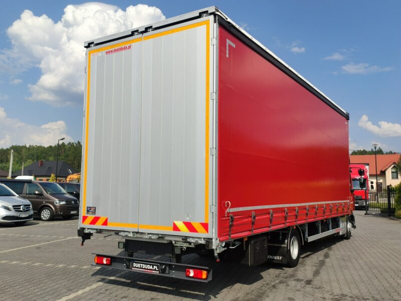Renault D12.240 E6 Firana Tył Drzwi Dach Zsuwany Długa 830cm Automat Kabina Glob Salon PL Zadbana Super STAN !!! Midlum