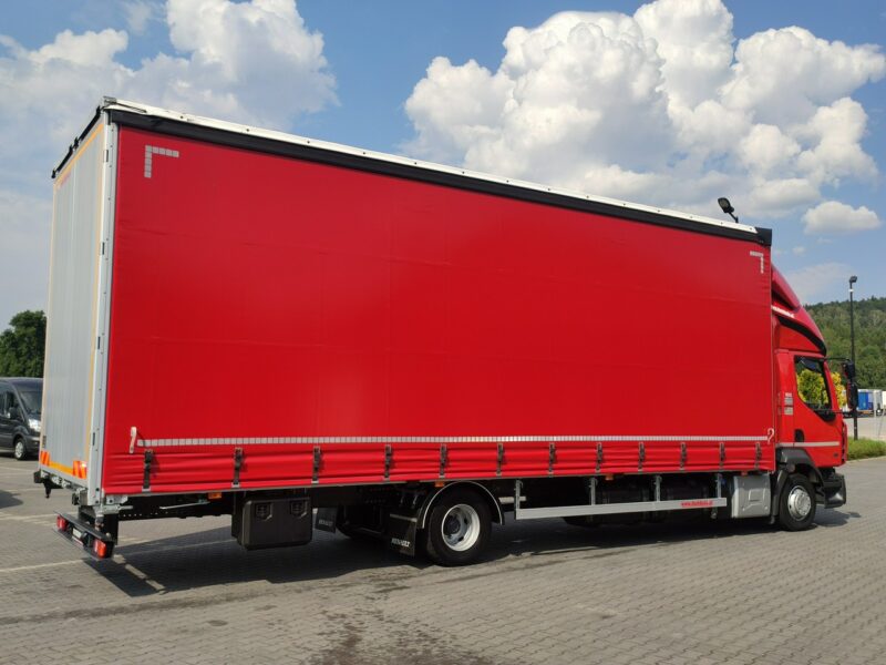 Renault D12.240 E6 Firana Tył Drzwi Dach Zsuwany Długa 830cm Automat Kabina Glob Salon PL Zadbana Super STAN !!! Midlum