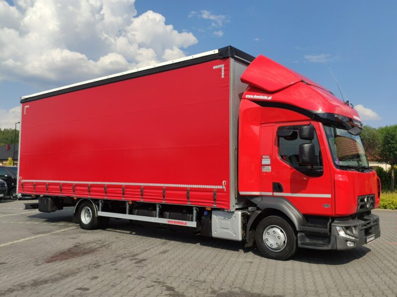 Renault D12.240 E6 Firana Tył Drzwi Dach Zsuwany Długa 830cm Automat Kabina Glob Salon PL Zadbana Super STAN !!! Midlum