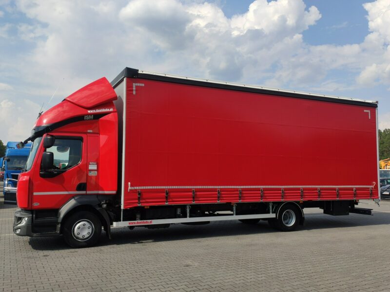 Renault D12.240 E6 Firana Tył Drzwi Dach Zsuwany Długa 830cm Automat Kabina Glob Salon PL Zadbana Super STAN !!! Midlum