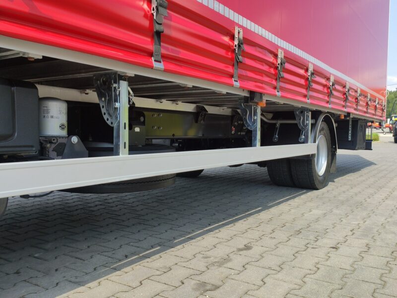 Renault D12.240 E6 Firana Tył Drzwi Dach Zsuwany Długa 830cm Automat Kabina Glob Salon PL Zadbana Super STAN !!! Midlum
