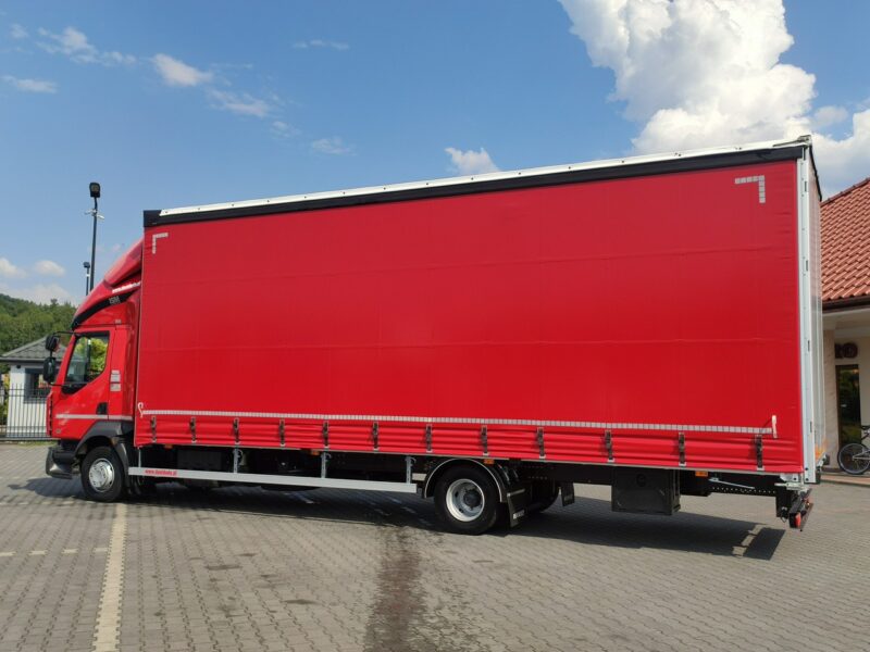 Renault D12.240 E6 Firana Tył Drzwi Dach Zsuwany Długa 830cm Automat Kabina Glob Salon PL Zadbana Super STAN !!! Midlum