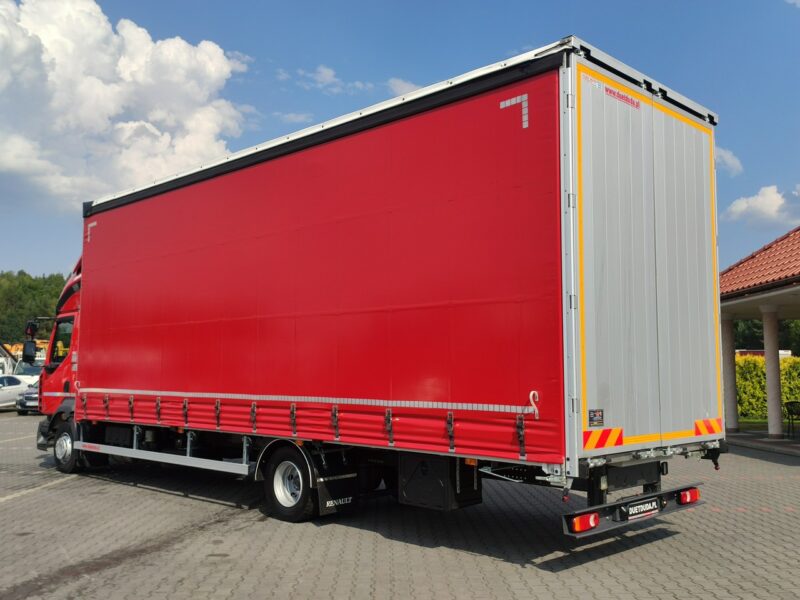 Renault D12.240 E6 Firana Tył Drzwi Dach Zsuwany Długa 830cm Automat Kabina Glob Salon PL Zadbana Super STAN !!! Midlum