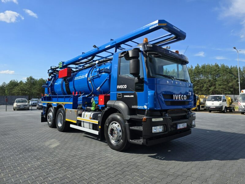 Iveco WUKO MULLER KOMBI DO CZYSZCZENIA KANAŁÓW WUKO asenizacyjny separator beczka odpady czyszczenie kanalizacja