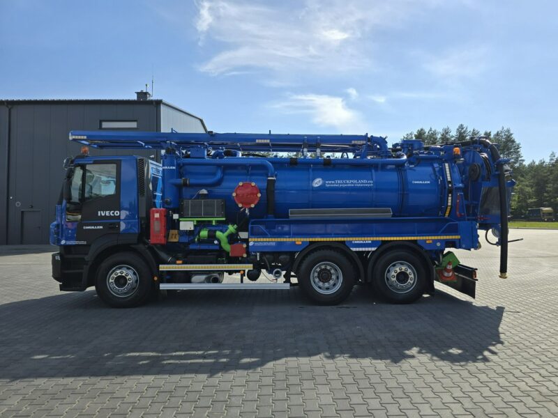 Iveco WUKO MULLER KOMBI DO CZYSZCZENIA KANAŁÓW WUKO asenizacyjny separator beczka odpady czyszczenie kanalizacja