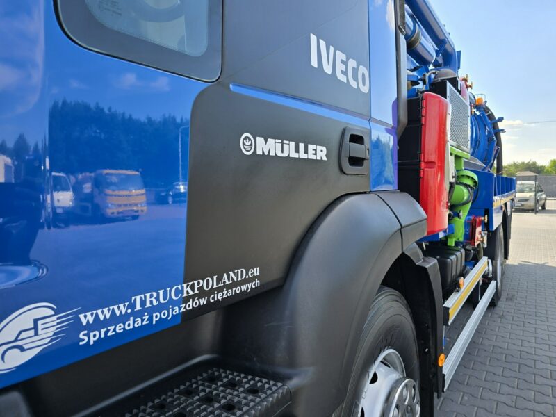 Iveco WUKO MULLER KOMBI DO CZYSZCZENIA KANAŁÓW WUKO asenizacyjny separator beczka odpady czyszczenie kanalizacja