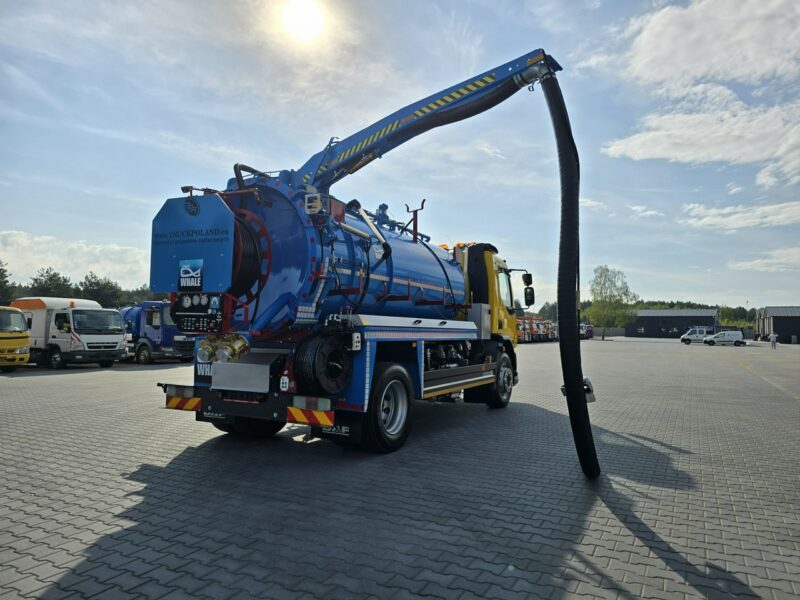 DAF WHALE 2012 WUKO do zbierania odpadów płynnych WUKO asenizacyjny separator beczka odpady czyszczenie kanalizacja