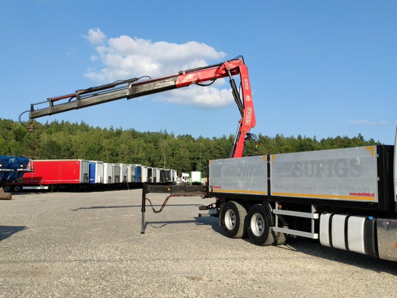 Volvo FM 440 6x4 HDS FASSI F170 Składany w Literę Z E5 Mały Przebieg Zadbany Sprawny Ważne UDT Gotowy do Pracy Super stan