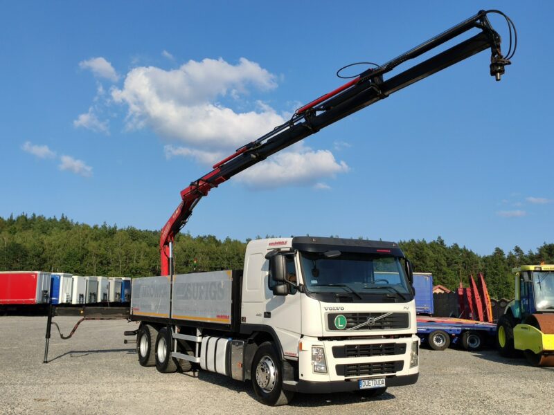 Volvo FM 440 6x4 HDS FASSI F170 Składany w Literę Z E5 Mały Przebieg Zadbany Sprawny Ważne UDT Gotowy do Pracy Super stan