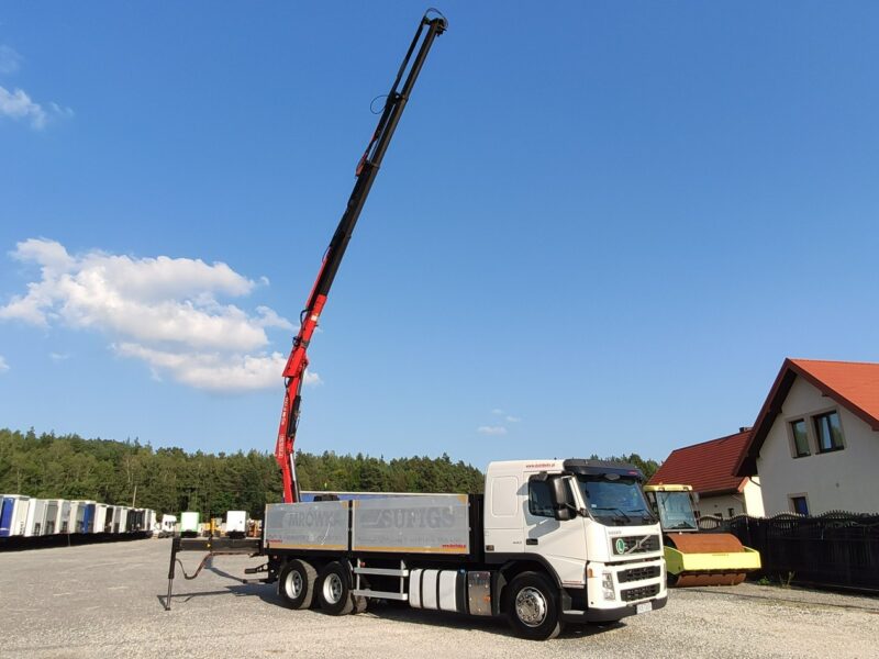 Volvo FM 440 6x4 HDS FASSI F170 Składany w Literę Z E5 Mały Przebieg Zadbany Sprawny Ważne UDT Gotowy do Pracy Super stan