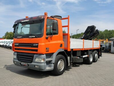 DAF CF 85.380 6x2 Oś Skrętna Skrzynia HDS HIAB 220C + Pilot Super Stan Techniczny i Wizualny UNIKAT !!!