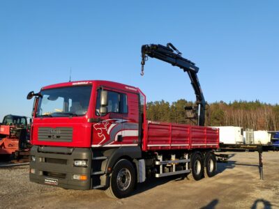 MAN Man 26.440 6x4 HDS HIAB 166 B-3 DUO Wywrotka Meiller 2-stronna Skrzynia Nowe Opony Super Stan Techniczny i Wizualny UNIKAT !!!
