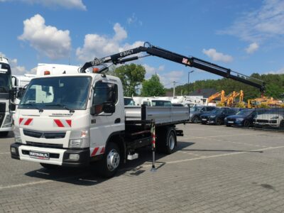 Mitsubishi Canter Fuso 9C18 3.0/180KM Automat, HDS FASSI F30 Wywrotka 3-str Skrzynia Biegów Automat Klimatyzacja DMC-8550kg UNIKAT Super Stan !!!