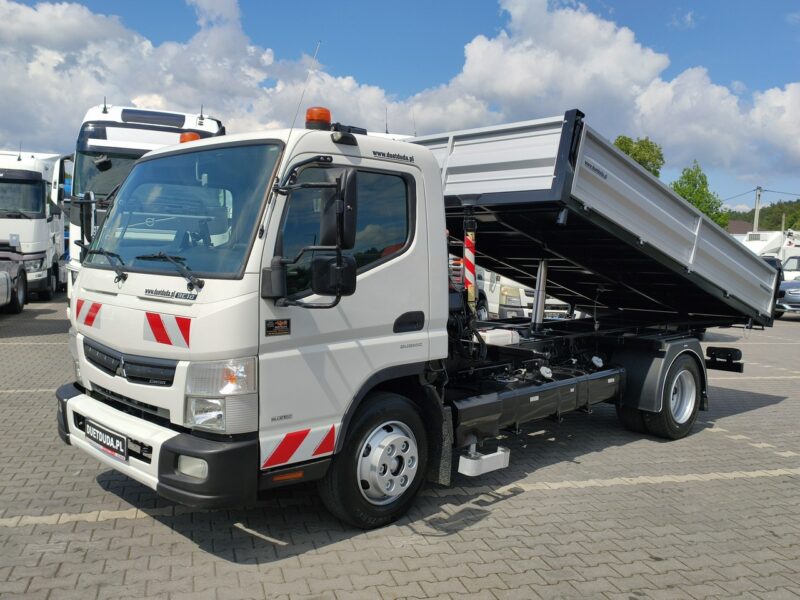 Mitsubishi Canter Fuso 9C18 3.0/180KM Automat, HDS FASSI F30 Wywrotka 3-str Skrzynia Biegów Automat Klimatyzacja DMC-8550kg UNIKAT Super Stan !!!