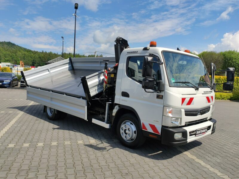 Mitsubishi Canter Fuso 9C18 3.0/180KM Automat, HDS FASSI F30 Wywrotka 3-str Skrzynia Biegów Automat Klimatyzacja DMC-8550kg UNIKAT Super Stan !!!