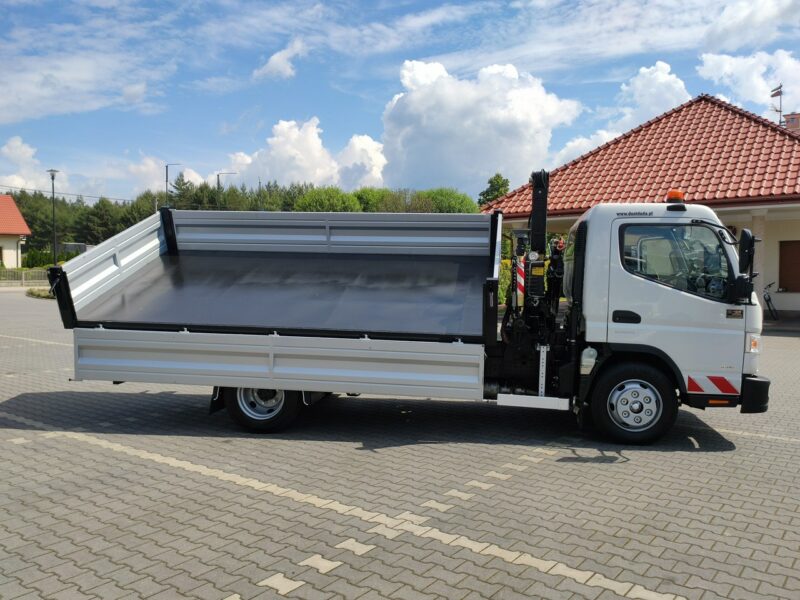 Mitsubishi Canter Fuso 9C18 3.0/180KM Automat, HDS FASSI F30 Wywrotka 3-str Skrzynia Biegów Automat Klimatyzacja DMC-8550kg UNIKAT Super Stan !!!